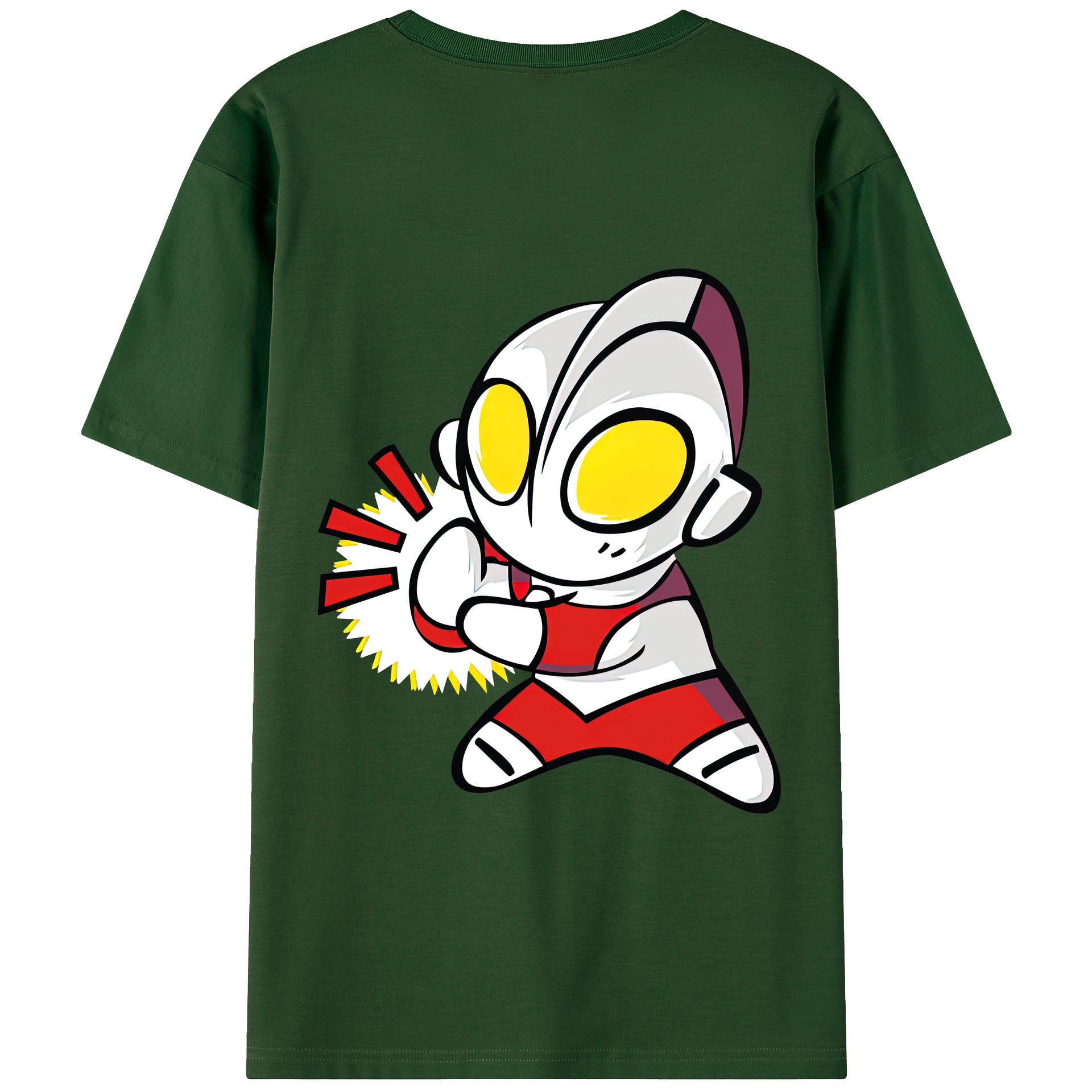 （画像用） ウルトラマン Ultraman 綿100％半袖Tシャツ（背面プリント）